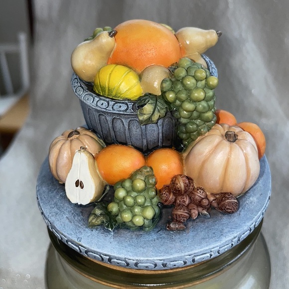 Vintage, elegant fruit, candle topper - Picture 7 of 12